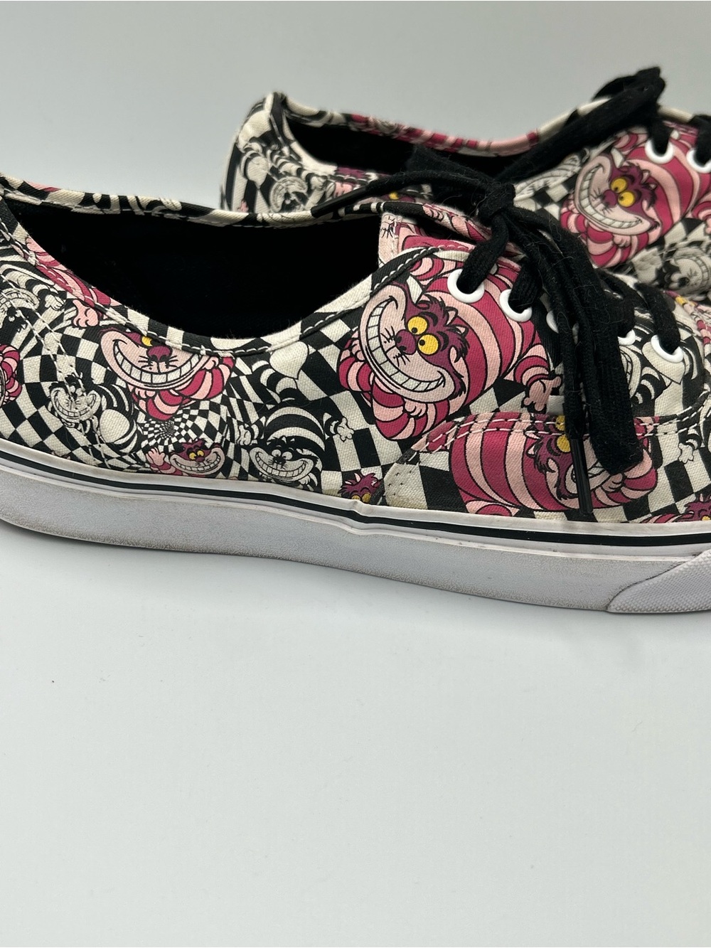 Van’s Cheshire Cat Print Canvas Sneakers - Casual Shoes Disney Discontinued Men - Picture 7 of 7